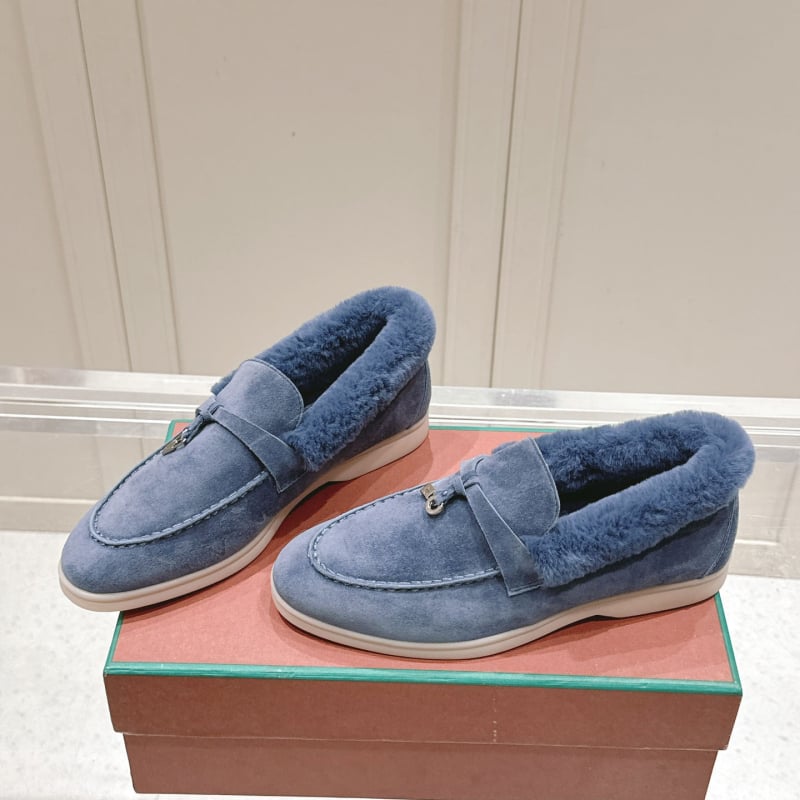 Téli slip-on loaferek nőknek, szőrös belsővel, gyapjú bélés, felső rész juh velúr, alacsony sarok