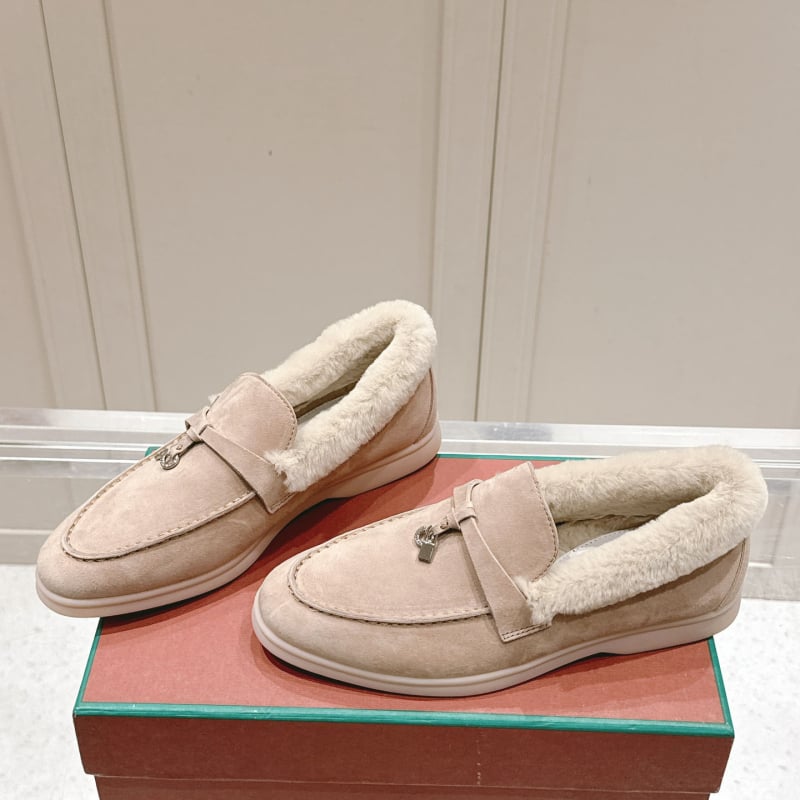 Téli slip-on loaferek nőknek, szőrös belsővel, gyapjú bélés, felső rész juh velúr, alacsony sarok