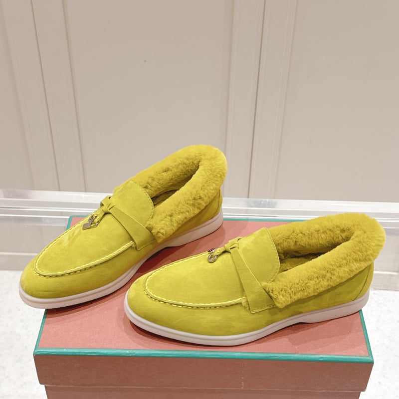 Téli slip-on loaferek nőknek, szőrös belsővel, gyapjú bélés, felső rész juh velúr, alacsony sarok