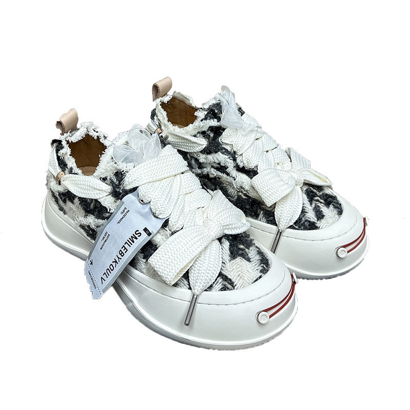 Audeklinės kedės suaugusiems - unisex, raišteliai, stora gumos pada, audeklo viršus, rudens dėvėjimui