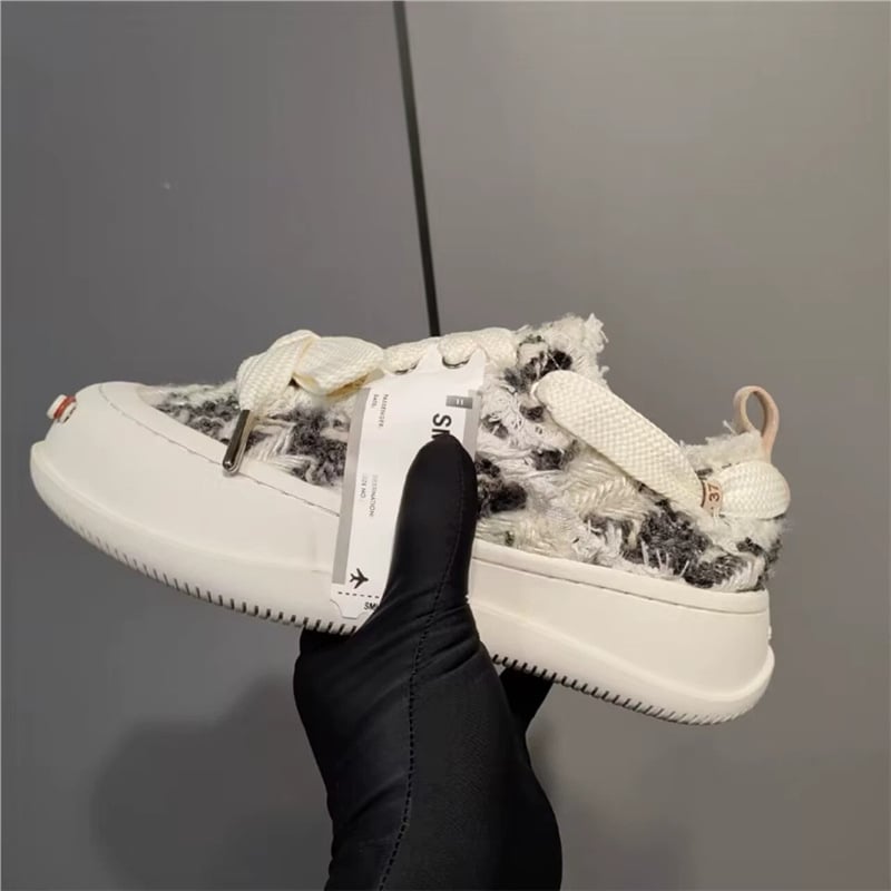 Audeklinės kedės suaugusiems - unisex, raišteliai, stora gumos pada, audeklo viršus, rudens dėvėjimui