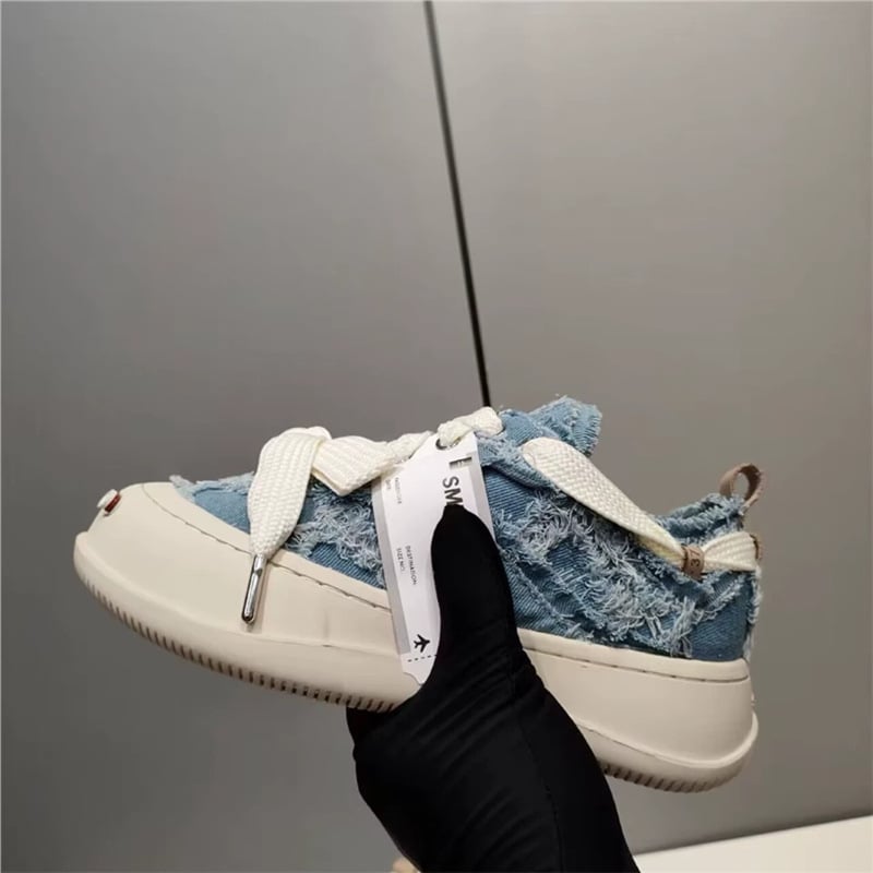 Audeklinės kedės suaugusiems - unisex, raišteliai, stora gumos pada, audeklo viršus, rudens dėvėjimui