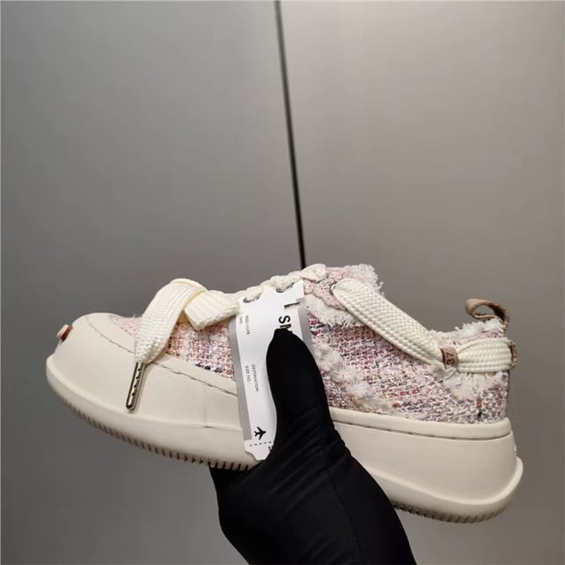 Audeklinės kedės suaugusiems - unisex, raišteliai, stora gumos pada, audeklo viršus, rudens dėvėjimui