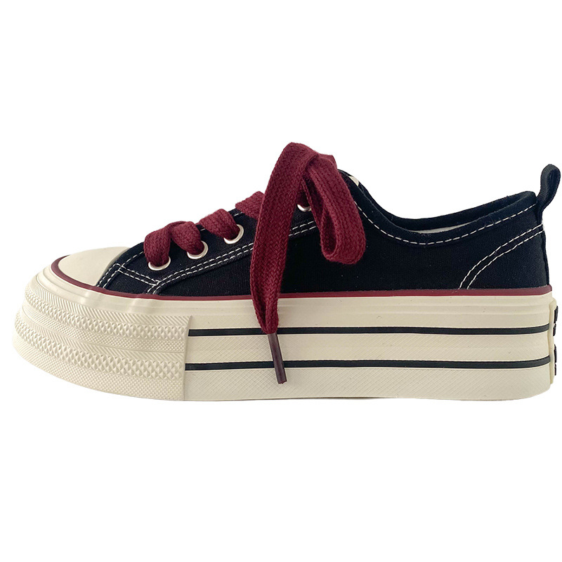 Moterų drobiniai sportbačiai, žemas viršus, vulkanizuota stora gumos pada, raišteliai, kvėpuojanti vidinė medžiaga