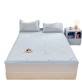 Összecsukható hűtő matrac Ice Silk anyagból, viszkóz szál, jacquard szövés, gépi mosás, nyári használatra