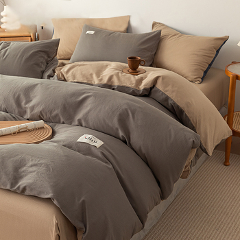 Antklodės užvalkalas, 100% medvilnė, vieno tono dizainas, reaktyvus spausdinimas ir dažymas, audinio tankis 128x68