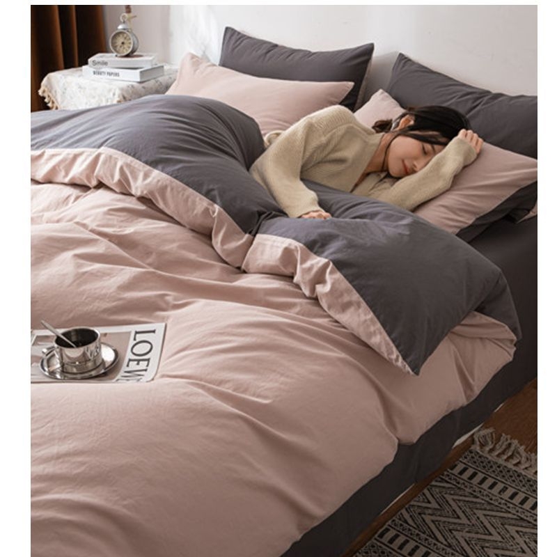 Antklodės užvalkalas, 100% medvilnė, vieno tono dizainas, reaktyvus spausdinimas ir dažymas, audinio tankis 128x68