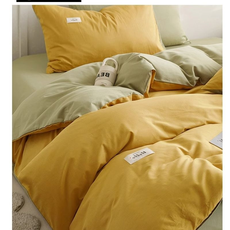 Antklodės užvalkalas, 100% medvilnė, vieno tono dizainas, reaktyvus spausdinimas ir dažymas, audinio tankis 128x68