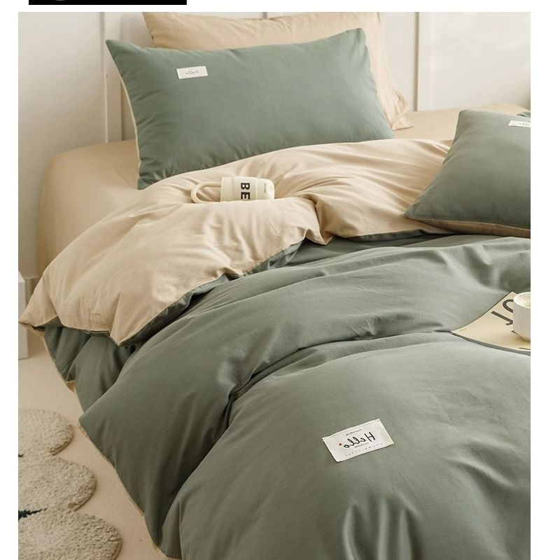 Antklodės užvalkalas, 100% medvilnė, vieno tono dizainas, reaktyvus spausdinimas ir dažymas, audinio tankis 128x68