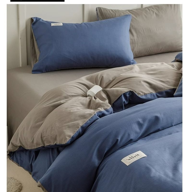 Antklodės užvalkalas, 100% medvilnė, vieno tono dizainas, reaktyvus spausdinimas ir dažymas, audinio tankis 128x68