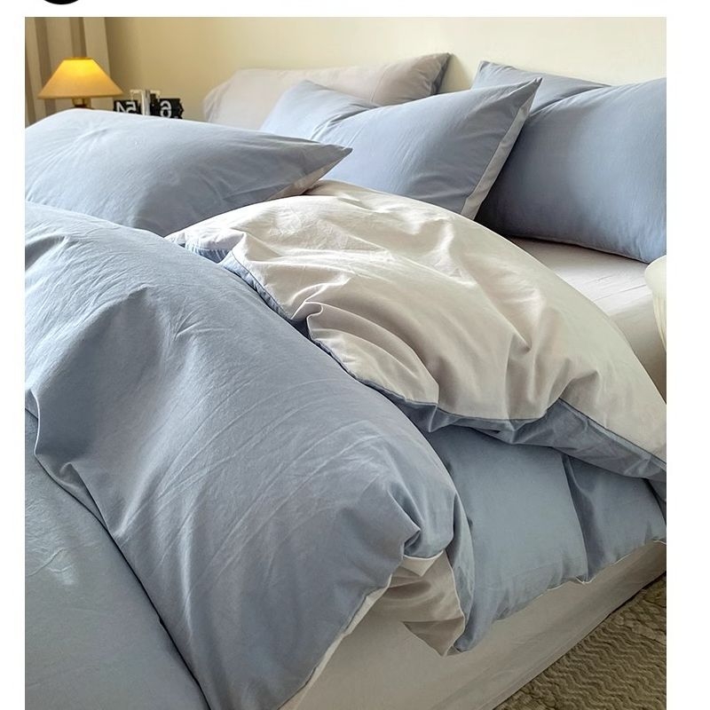 Antklodės užvalkalas, 100% medvilnė, vieno tono dizainas, reaktyvus spausdinimas ir dažymas, audinio tankis 128x68