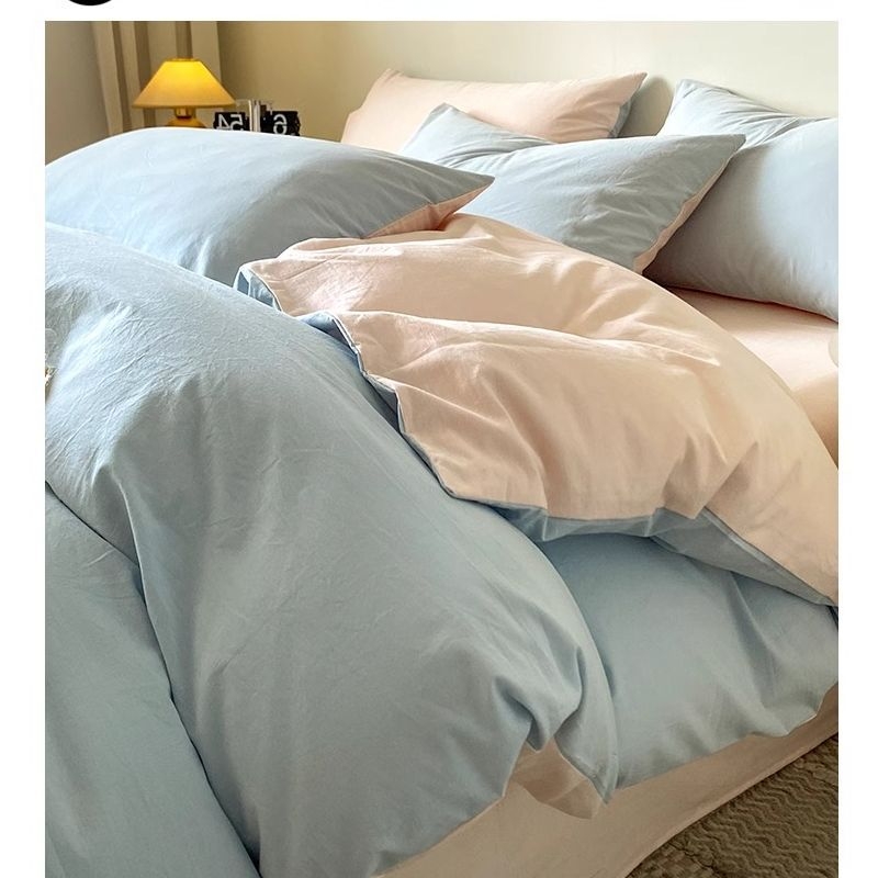 Antklodės užvalkalas, 100% medvilnė, vieno tono dizainas, reaktyvus spausdinimas ir dažymas, audinio tankis 128x68