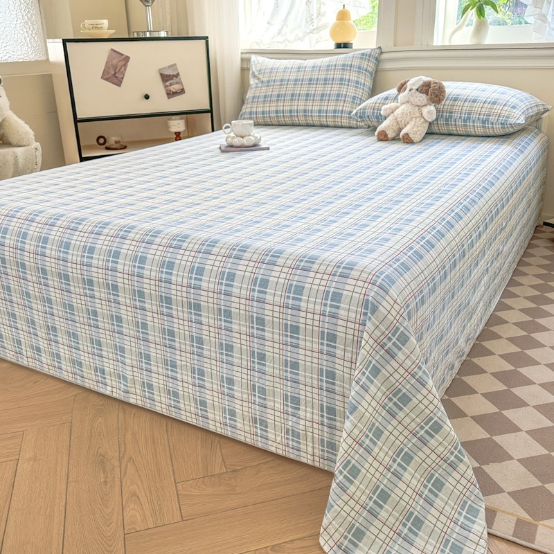 3-dijelni set posteljine: 100% pamuk, oprani, dvostruka gaz, 60 vlakana, cvjetni uzorak