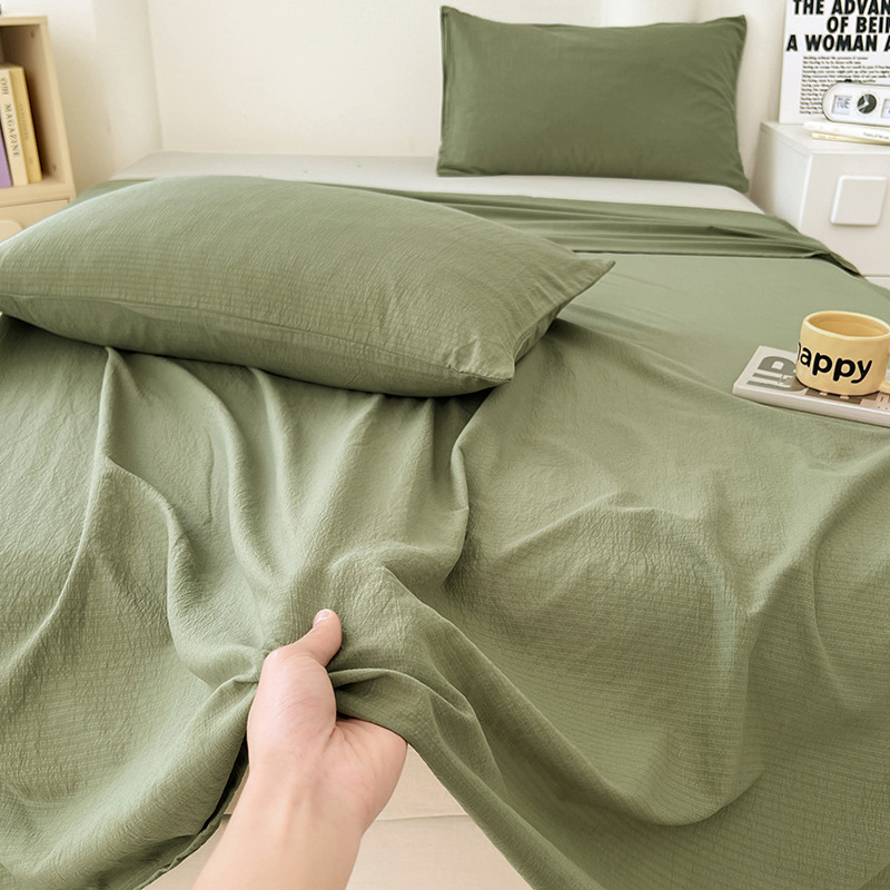 3-dijelni set posteljine: 100% pamuk, oprani, dvostruka gaz, 60 vlakana, cvjetni uzorak