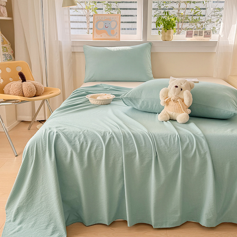 3-dijelni set posteljine: 100% pamuk, oprani, dvostruka gaz, 60 vlakana, cvjetni uzorak