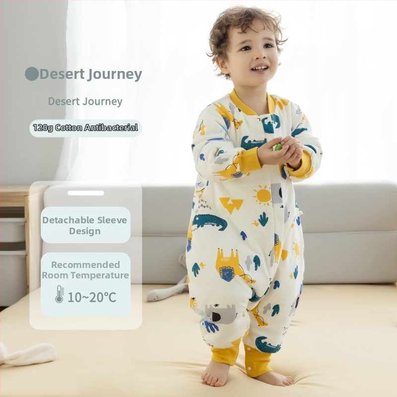 1–3 éves gyermekek számára hálózsák, vastag pamut anyag 95%+, belső rész pamut 95%+, töltet poliészter, levehető ujjak, rajzfilm mintázat, téli, tavaszi és őszi időszakra