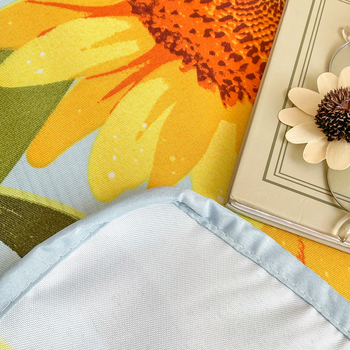 Мат кит Ice Silk печат, сгъваем, модерен минималистичен стил, химическо влакно, тричастен комплект