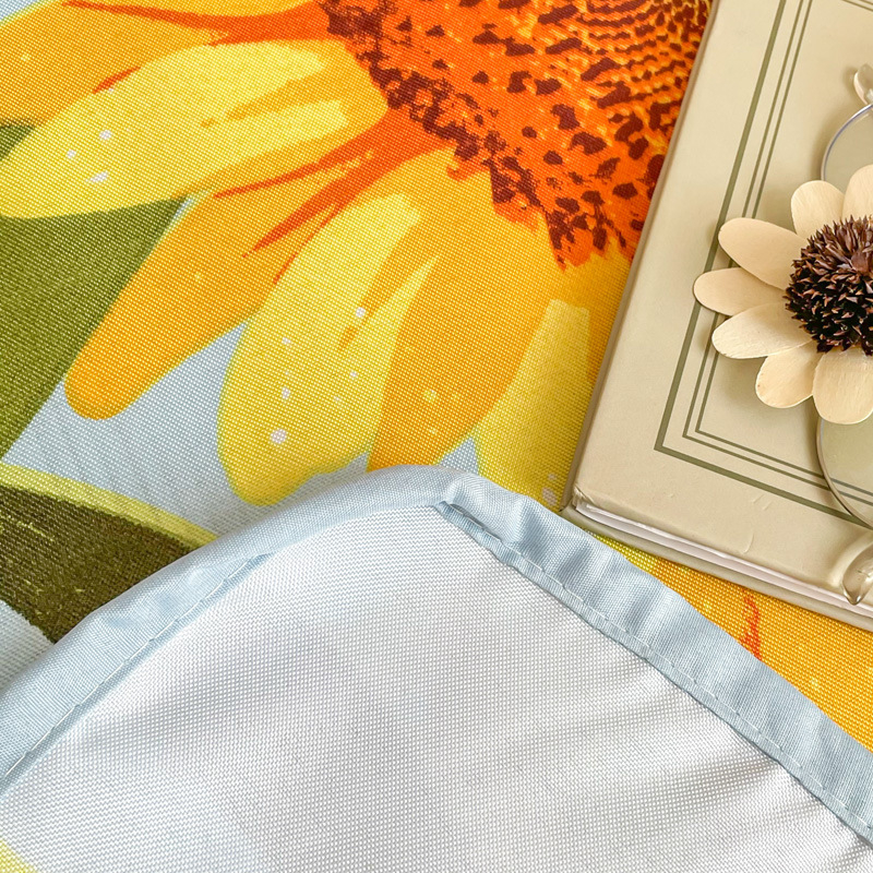 Мат кит Ice Silk печат, сгъваем, модерен минималистичен стил, химическо влакно, тричастен комплект