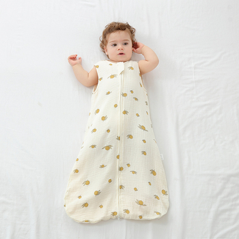 Baba alvózsák, mellény-stílusú, 95% pamut, nylon cipzár, újszülöttek 0–1 év