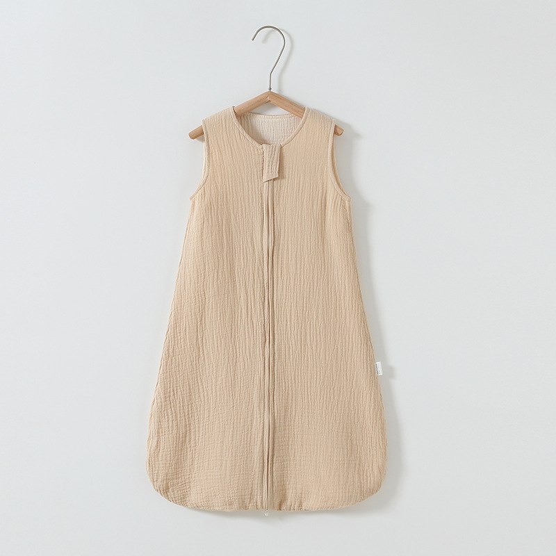 Baba alvózsák, mellény-stílusú, 95% pamut, nylon cipzár, újszülöttek 0–1 év