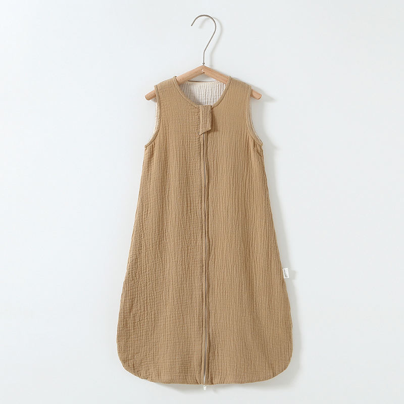 Baba alvózsák, mellény-stílusú, 95% pamut, nylon cipzár, újszülöttek 0–1 év