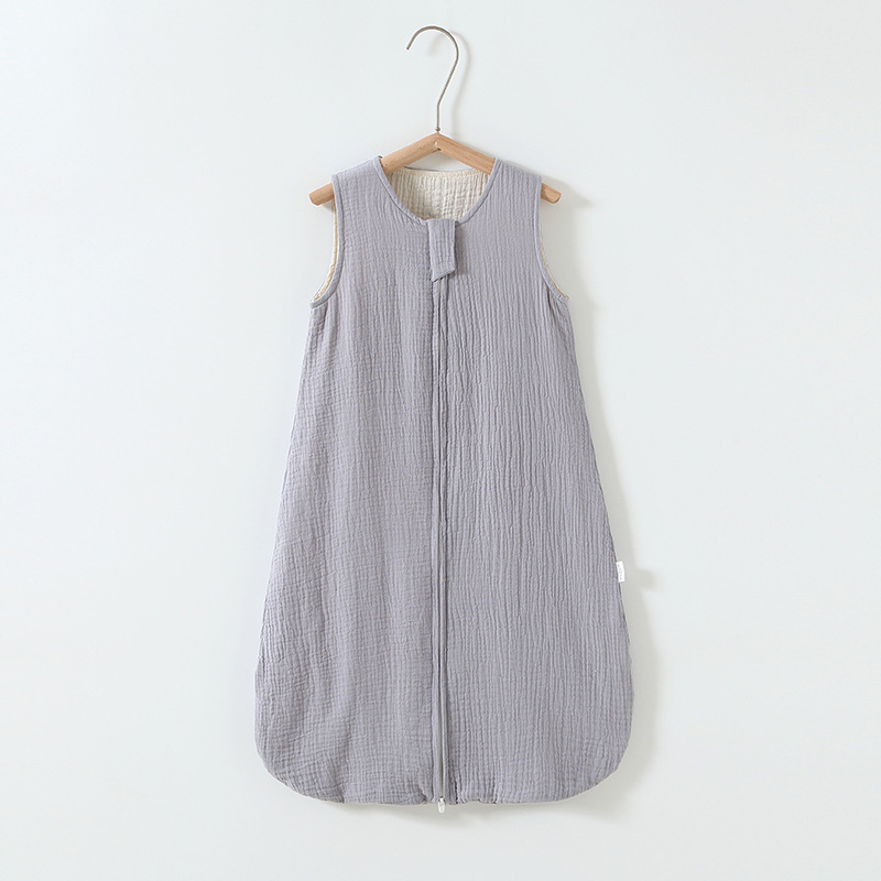 Baba alvózsák, mellény-stílusú, 95% pamut, nylon cipzár, újszülöttek 0–1 év