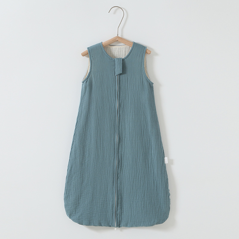 Baba alvózsák, mellény-stílusú, 95% pamut, nylon cipzár, újszülöttek 0–1 év