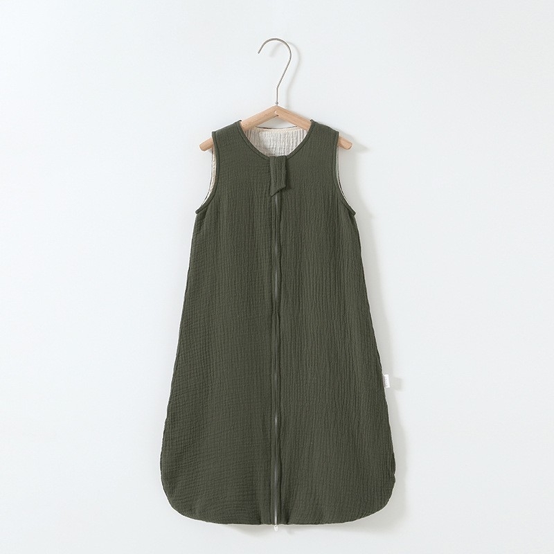 Baba alvózsák, mellény-stílusú, 95% pamut, nylon cipzár, újszülöttek 0–1 év