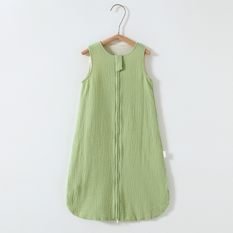 Baba alvózsák, mellény-stílusú, 95% pamut, nylon cipzár, újszülöttek 0–1 év