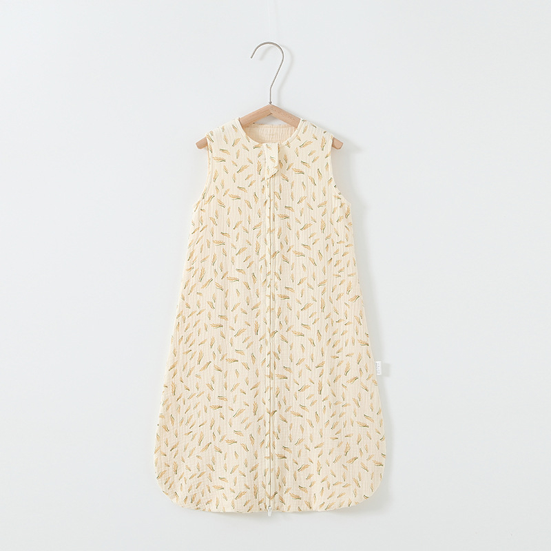 Baba alvózsák, mellény-stílusú, 95% pamut, nylon cipzár, újszülöttek 0–1 év