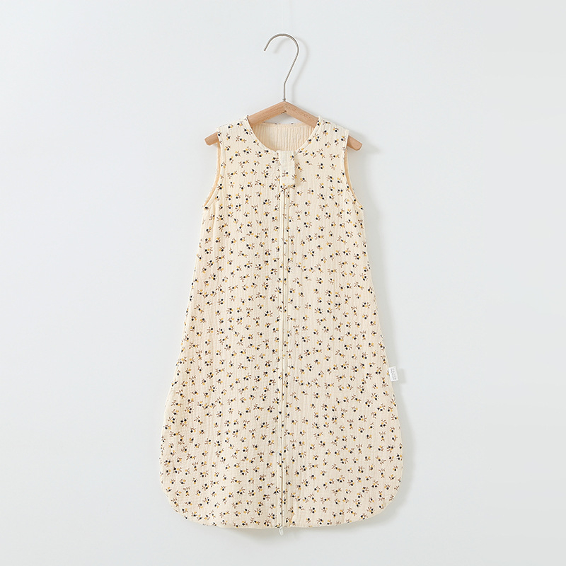 Baba alvózsák, mellény-stílusú, 95% pamut, nylon cipzár, újszülöttek 0–1 év