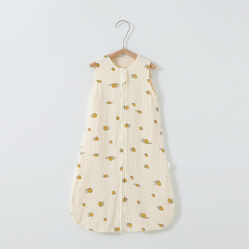 Baba alvózsák, mellény-stílusú, 95% pamut, nylon cipzár, újszülöttek 0–1 év