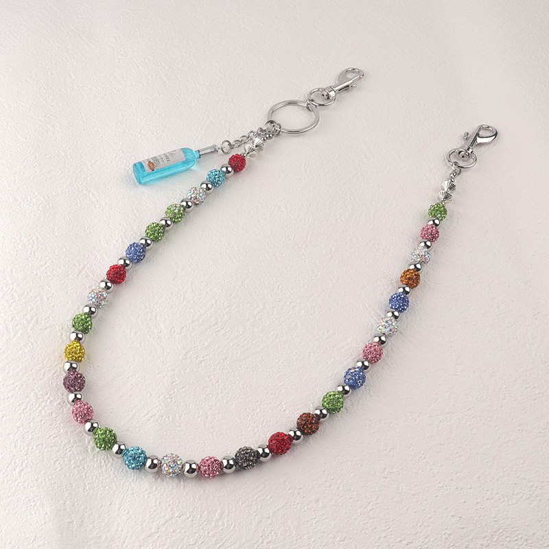 Juosmens grandinėlė su nerūdijančio plieno karoliukais, rankų darbo, hip-hop stilius, unisex, suaugusiesiems