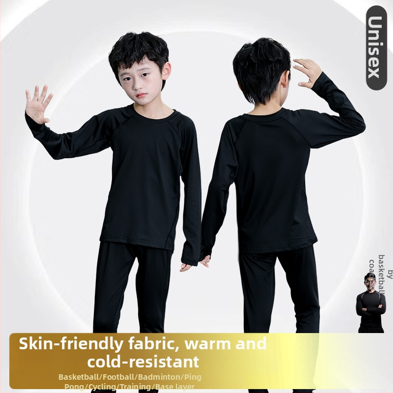 Detský dlhý rukáv viacúčelný športový set, rýchloschnúci, unisex, všetky ročné obdobia, Kuaiyu, polyester-acetát zmes, pokožke príjemná podšívka