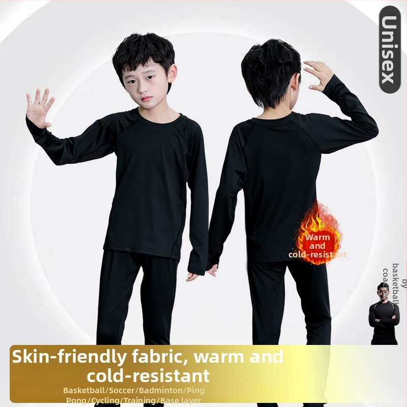 Detský dlhý rukáv viacúčelný športový set, rýchloschnúci, unisex, všetky ročné obdobia, Kuaiyu, polyester-acetát zmes, pokožke príjemná podšívka