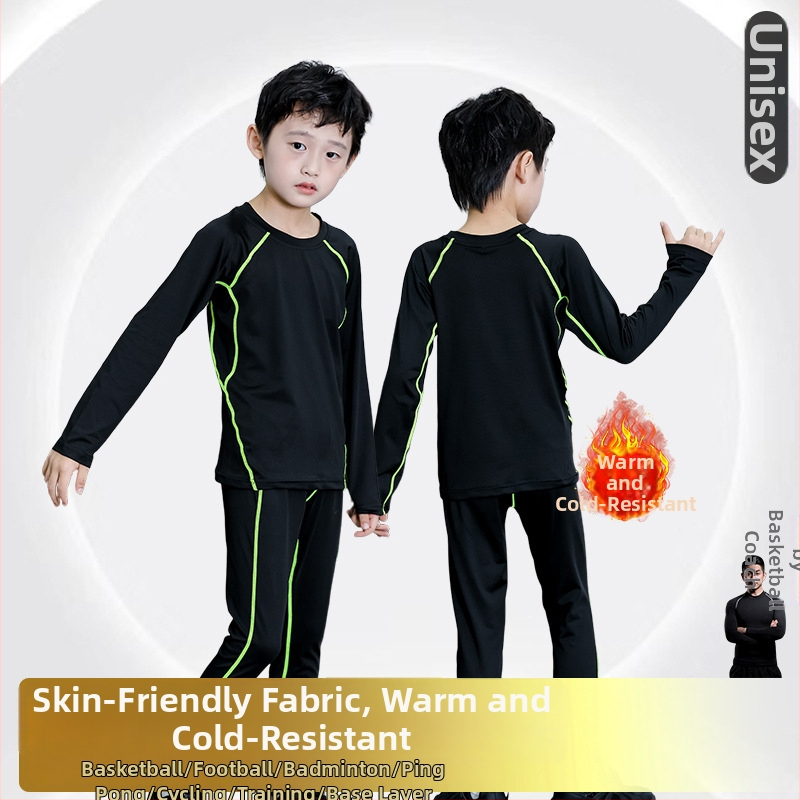 Detský dlhý rukáv viacúčelný športový set, rýchloschnúci, unisex, všetky ročné obdobia, Kuaiyu, polyester-acetát zmes, pokožke príjemná podšívka