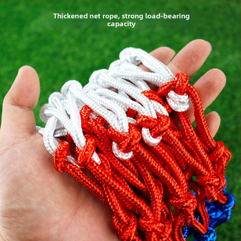 Krepšinio tinklas – nailonas, trispalvis audinys, svoris 0,3 kg, Hengfeng Ruichuang prekės ženklas, pritaikoma, tinkama vidiniam ir lauko žaidimams