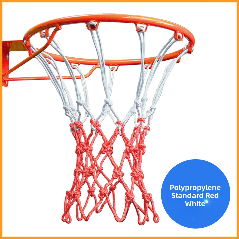 Krepšinio tinklas – nailonas, trispalvis audinys, svoris 0,3 kg, Hengfeng Ruichuang prekės ženklas, pritaikoma, tinkama vidiniam ir lauko žaidimams