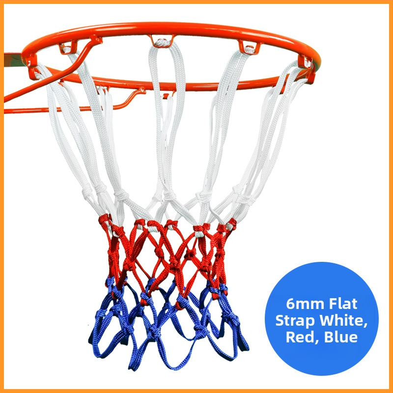 Krepšinio tinklas – nailonas, trispalvis audinys, svoris 0,3 kg, Hengfeng Ruichuang prekės ženklas, pritaikoma, tinkama vidiniam ir lauko žaidimams