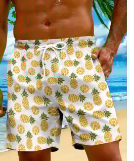 Krepšinio šortai, sportiniai, greitai džiūstantys, kvėpuojantys, išspausdinti, tiesus kirpimas (80% poliesteris; mikroelastinis)