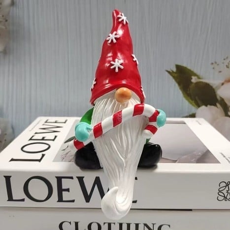 Кардинал лампа — пластмасова украса със стил карикатура за коледна декорация