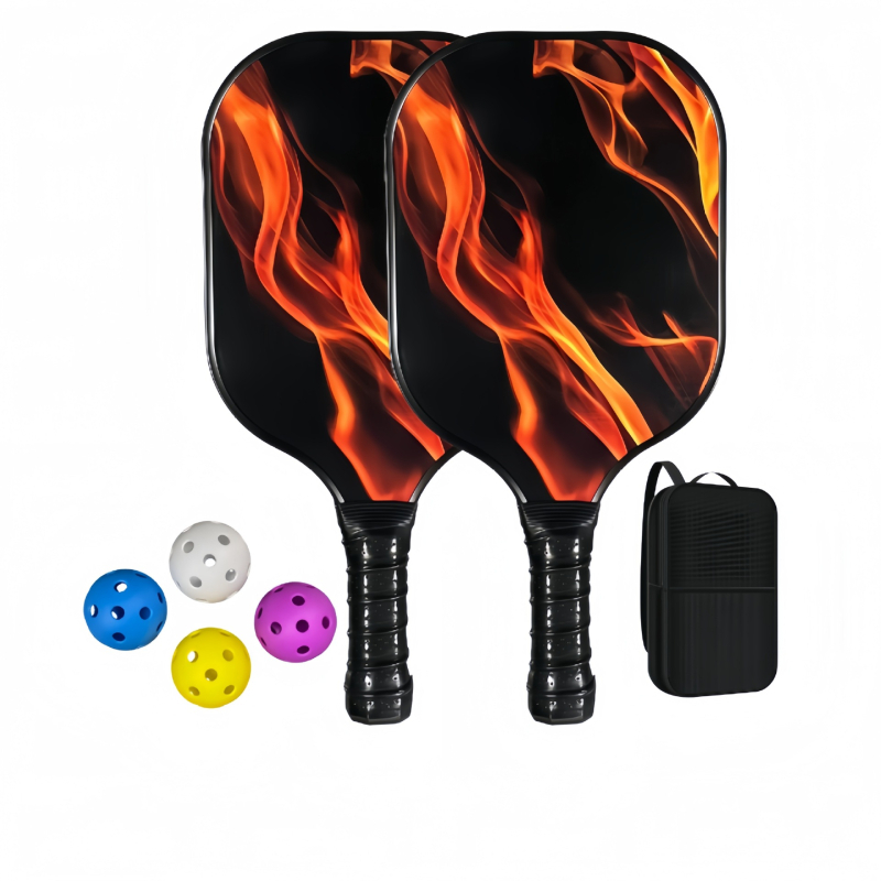 Pickleball raketė Lingxin punk, stiklo pluoštas, 220 g, pilnas komplektas, varžybų lygis