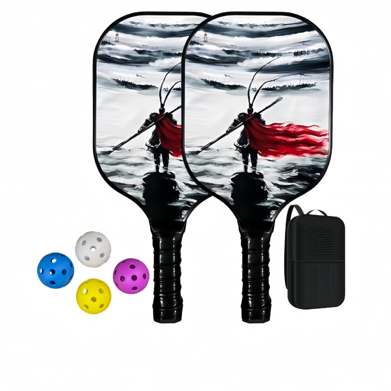 Pickleball raketė Lingxin punk, stiklo pluoštas, 220 g, pilnas komplektas, varžybų lygis