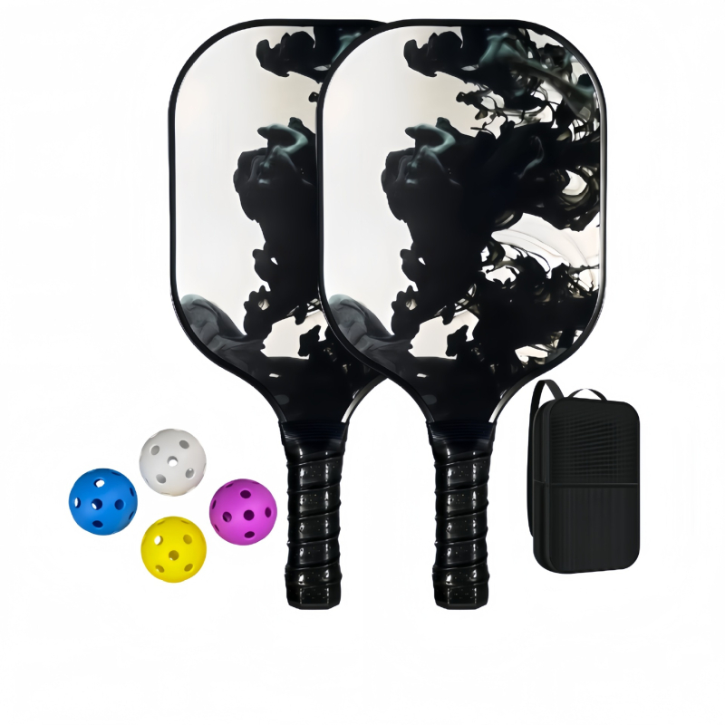 Pickleball raketė Lingxin punk, stiklo pluoštas, 220 g, pilnas komplektas, varžybų lygis