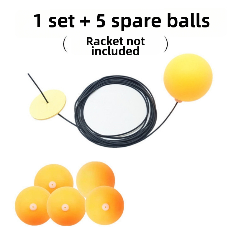 Rippuv laua-tennis treener - üksikmängija iseseisev treeningseade, PP-materjal, hõljuv treeningpall silmade treenimiseks lastele