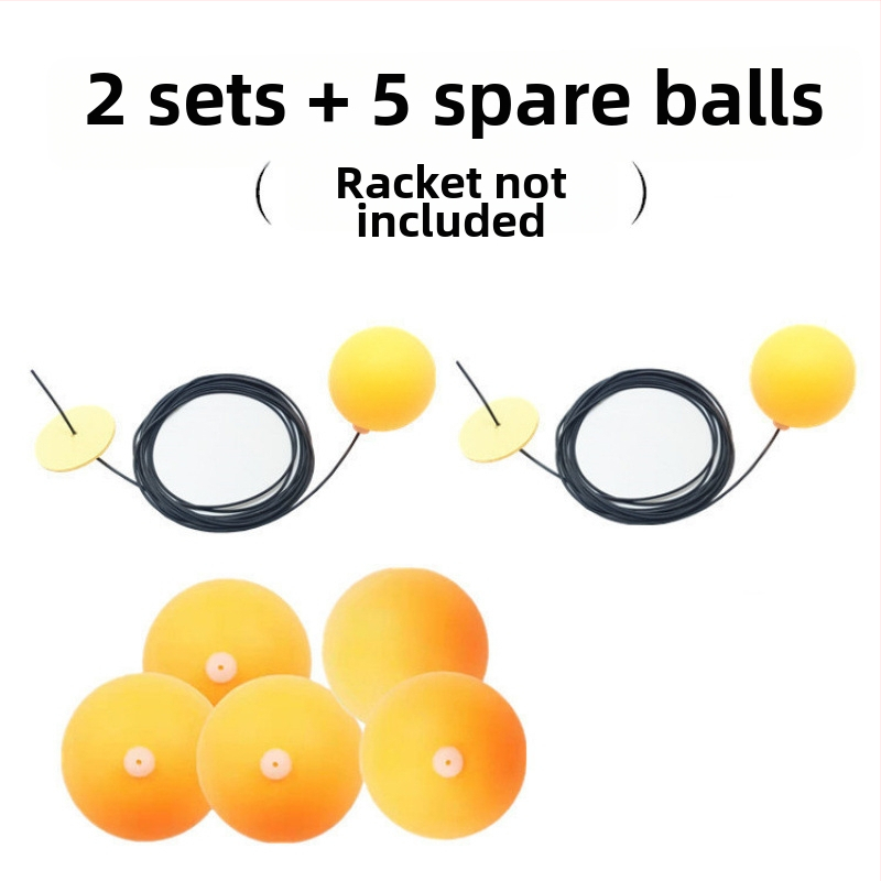 Rippuv laua-tennis treener - üksikmängija iseseisev treeningseade, PP-materjal, hõljuv treeningpall silmade treenimiseks lastele
