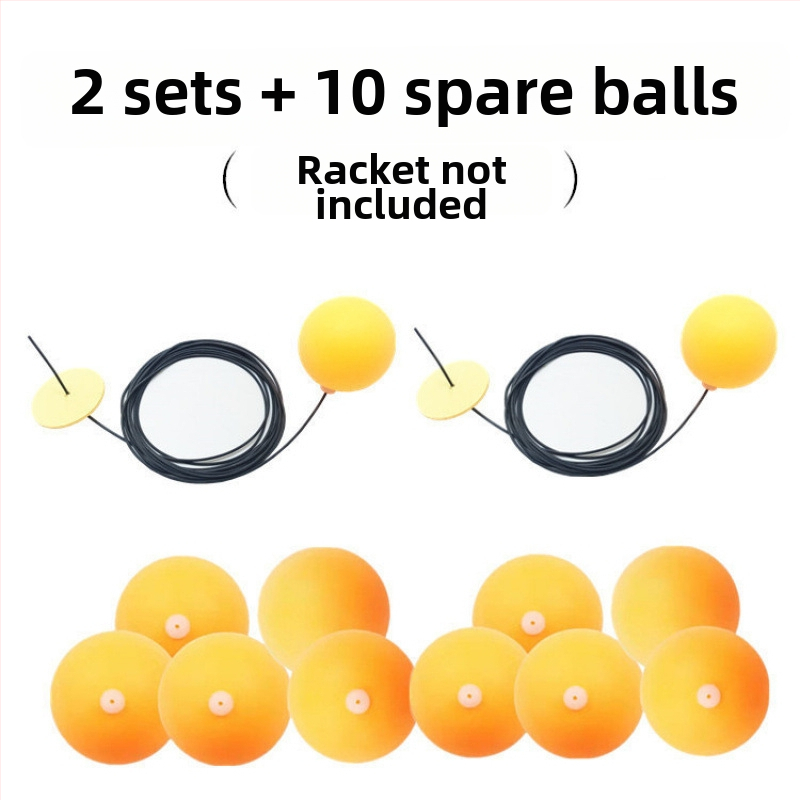 Rippuv laua-tennis treener - üksikmängija iseseisev treeningseade, PP-materjal, hõljuv treeningpall silmade treenimiseks lastele