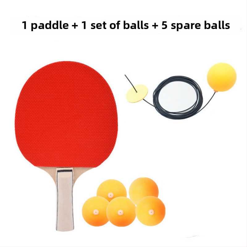 Rippuv laua-tennis treener - üksikmängija iseseisev treeningseade, PP-materjal, hõljuv treeningpall silmade treenimiseks lastele