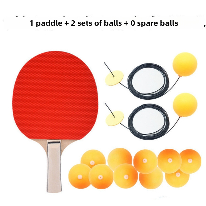 Rippuv laua-tennis treener - üksikmängija iseseisev treeningseade, PP-materjal, hõljuv treeningpall silmade treenimiseks lastele