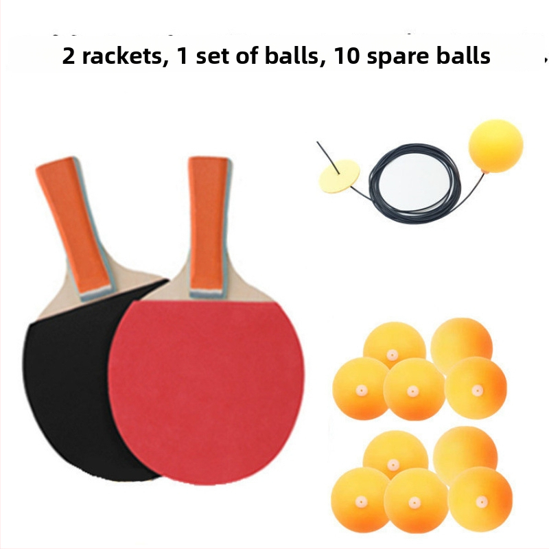 Rippuv laua-tennis treener - üksikmängija iseseisev treeningseade, PP-materjal, hõljuv treeningpall silmade treenimiseks lastele